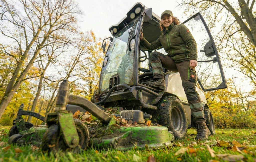 Welke machines gebruikt een maaimachinist tijdens het werk?